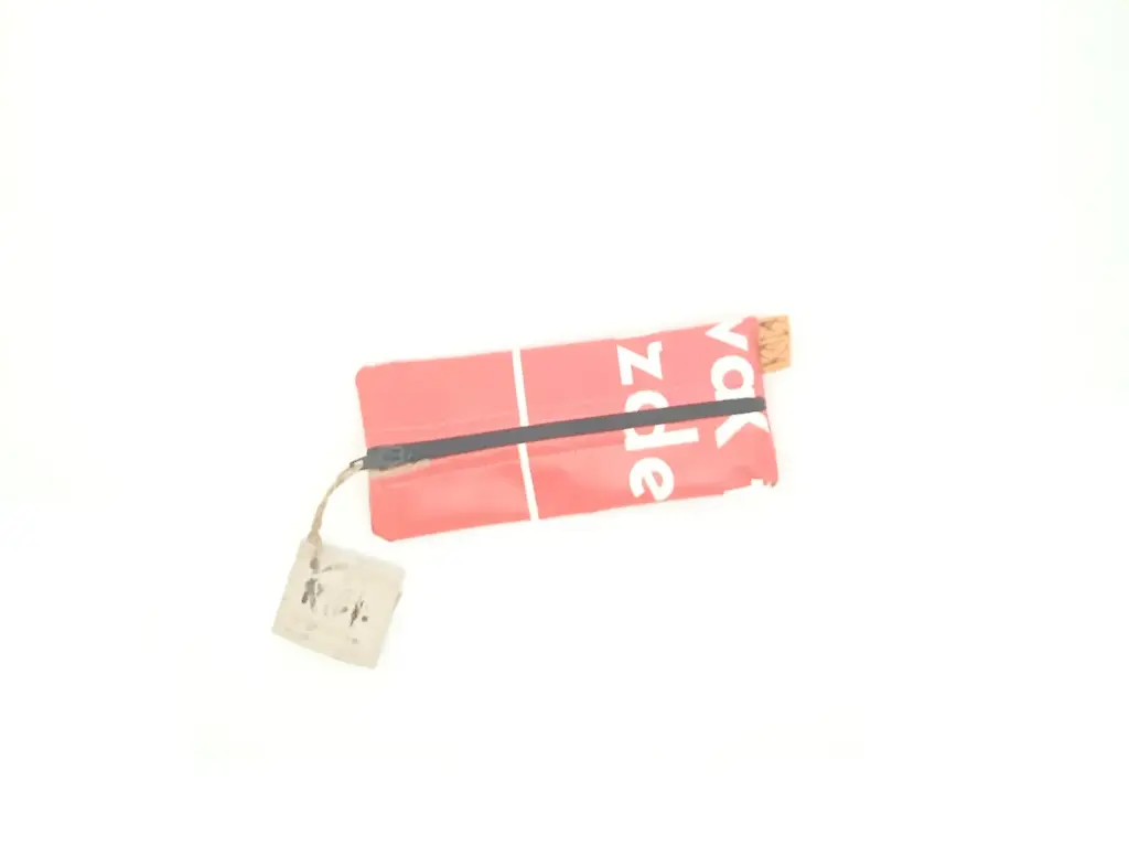 Upcycled Advertising Banner Pencil's case HARRIS