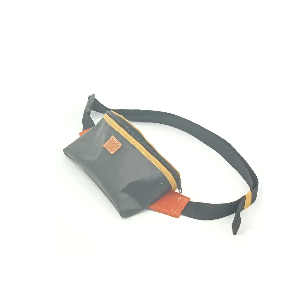 Upcycled Life raft Hip Bag DUBHE