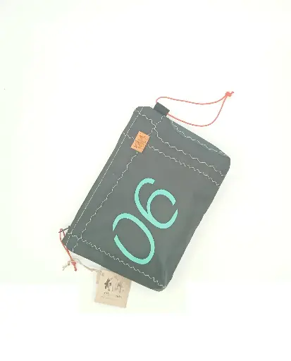 Upcycled Kite toiletery Case ELECTRA