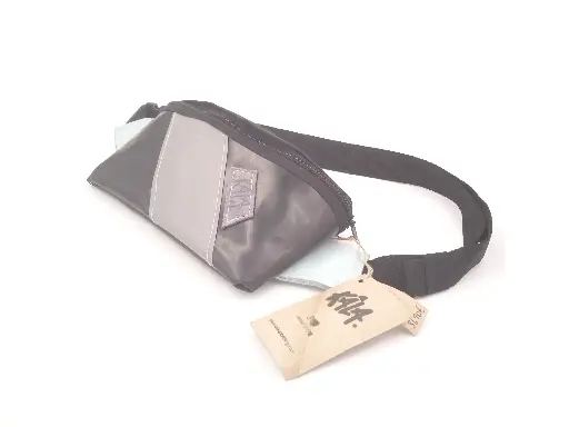 Upcycled Life raft Hip Bag DUBHE